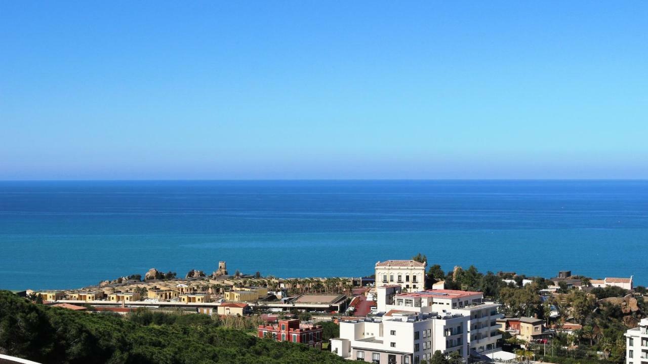 Apartmán Casa Panoramica Santa Lucia Cefalù Exteriér fotografie