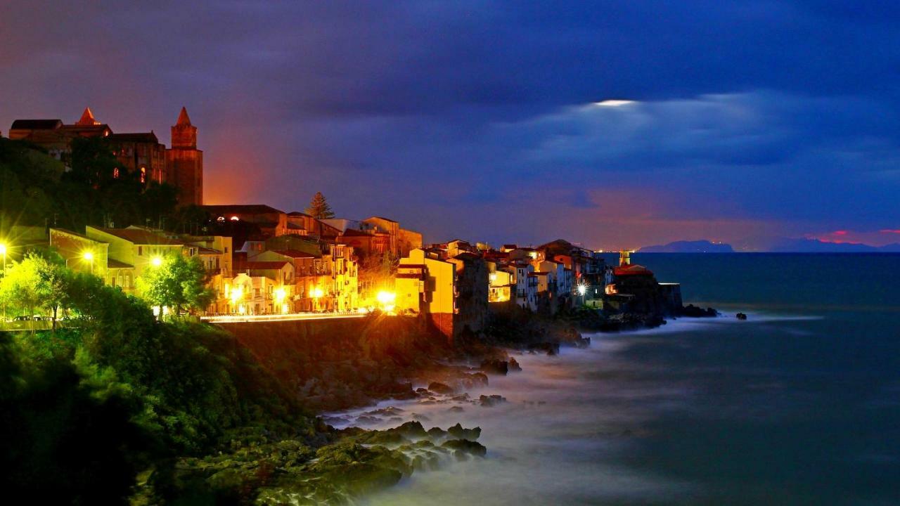 Apartmán Casa Panoramica Santa Lucia Cefalù Exteriér fotografie