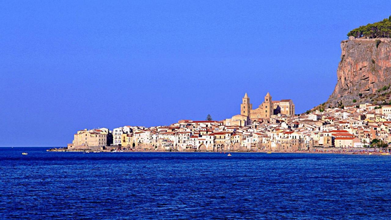 Apartmán Casa Panoramica Santa Lucia Cefalù Exteriér fotografie