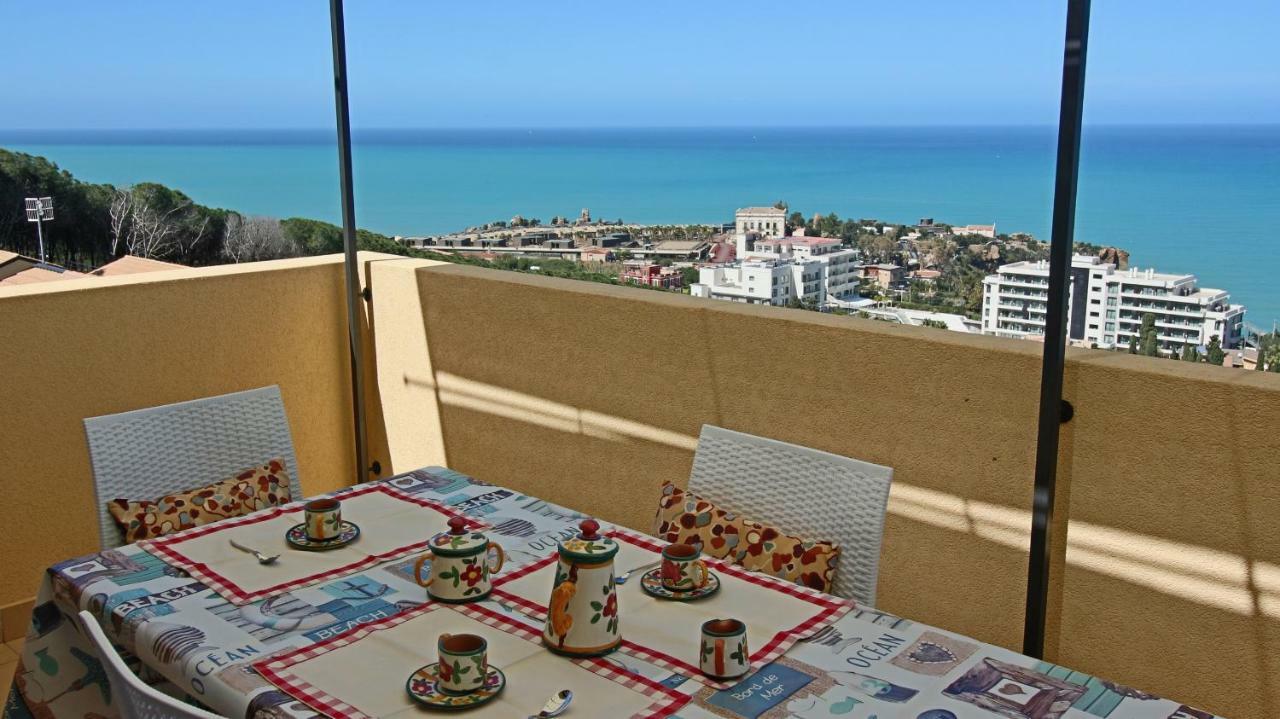 Apartmán Casa Panoramica Santa Lucia Cefalù Exteriér fotografie